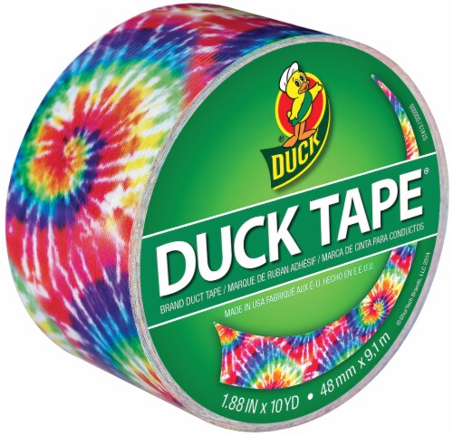 Duck® Love Tie Dye Duct Tape Perspective: front