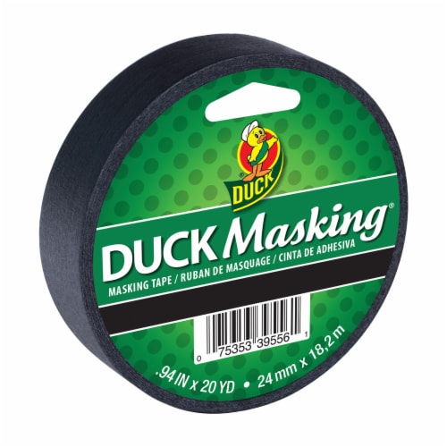 Duck® Masking Tape - Black Perspective: front