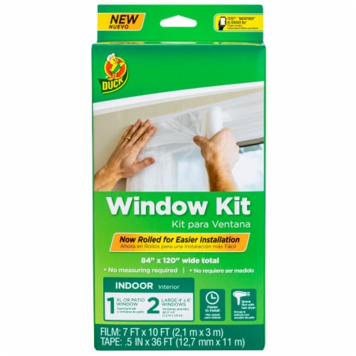 Duck® Rolled Window Kit Perspective: front