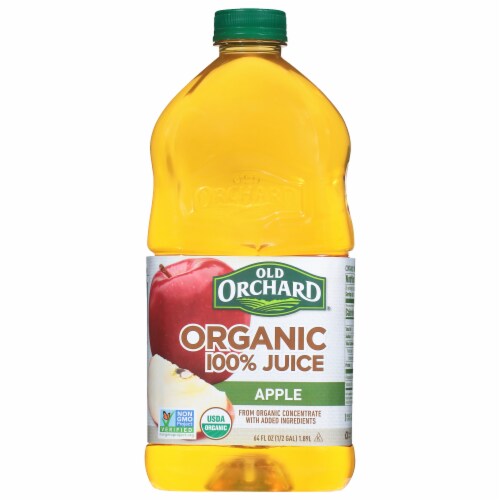 Old Orchard Organic 100% Apple Juice Perspective: front