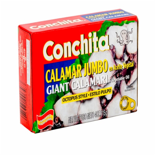 Conchita® Giant Calamari in Sunflower Oil Perspective: front