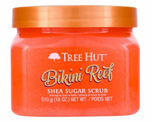 Tree Hut® Bikini Reef Shea Sugar Scrub Perspective: front