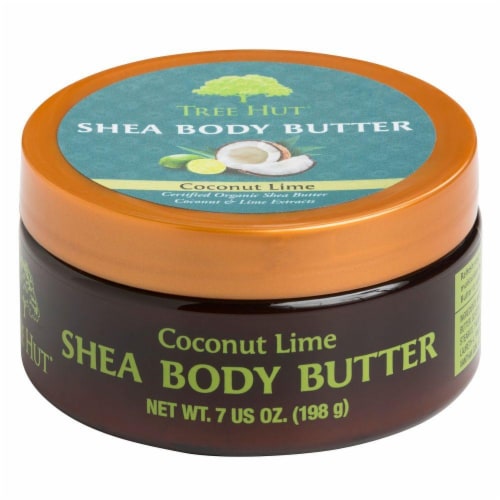 Tree Hut Coconut Lime Shea Body Butter Perspective: front