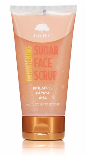 Tree Hut Pineapple and Papaya Face Scrub Perspective: front