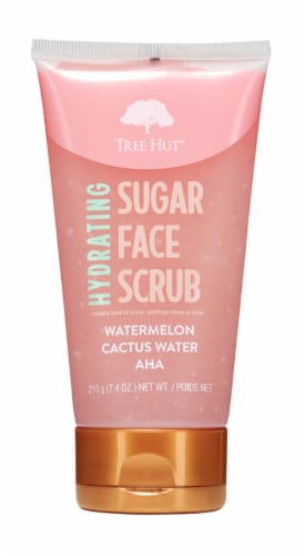 Tree Hut Watermelon and Cactus Water Face Scrub Perspective: front