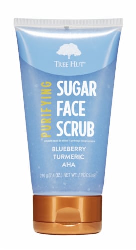Tree Hut Blueberry Tumeric Face Scrub Perspective: front