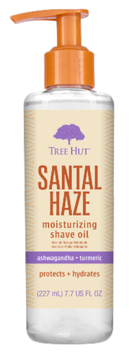 Tree Hut® Santal Haze Moisturizing Shave Oil Perspective: front