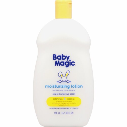 Baby Magic Sweet Buttercup Scent Moisturizing Lotion Perspective: front