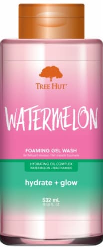 Tree Hut® Watermelon Foaming Gel Wash Perspective: front