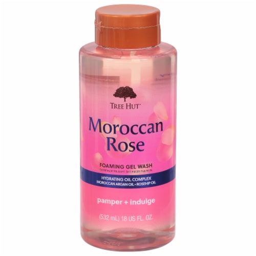 Tree Hut® Foaming Gel Wash Moroccan Rose Perspective: front