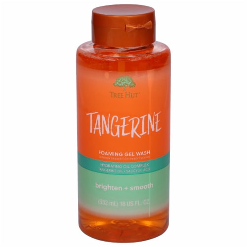 Tree Hut® Tangerine Foaming Gel Wash Perspective: front
