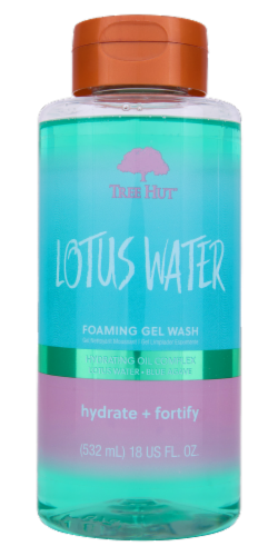 Tree Hut® Lotus Water Foaming Gel Wash Perspective: front