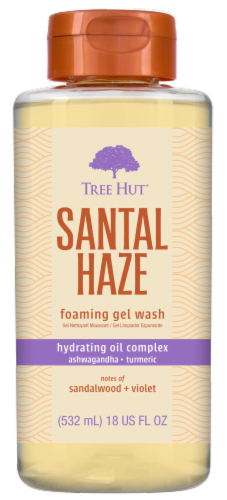 Tree Hut® Santal Haze Foaming Gel Wash Perspective: front