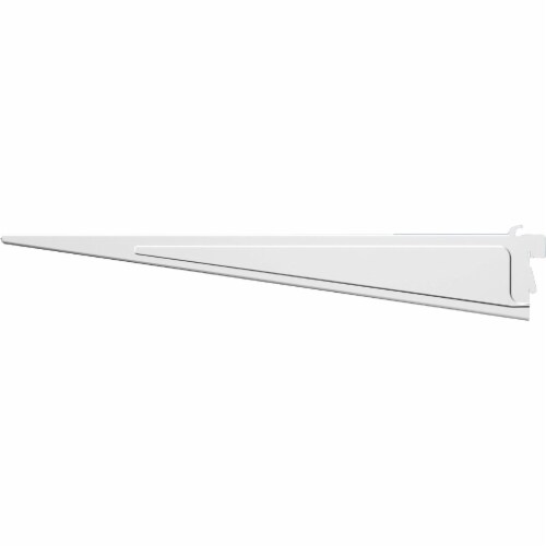 Closetmaid ShelfTrack 16 In. White Shelf Bracket 285400 Perspective: front