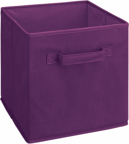 Purple storage bin discount