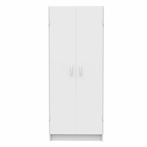 ClosetMaid - ShelfTrack Adjustable Closet Organizer 5' - 8' W, White