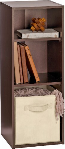 ClosetMaid 3 Shelf Organizer - Espresso Perspective: front