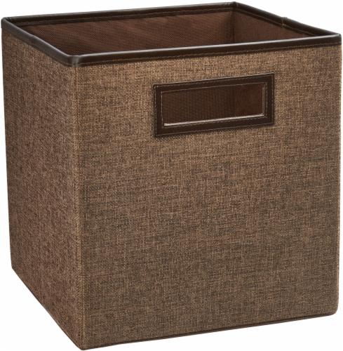 ClosetMaid Decorative Storage Fabric Bin - Toffee Perspective: front