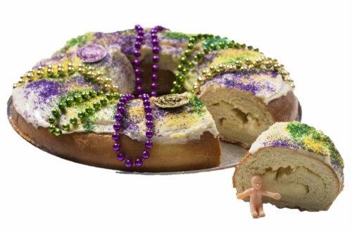 Gambino’s Bakery King Cake Perspective: front