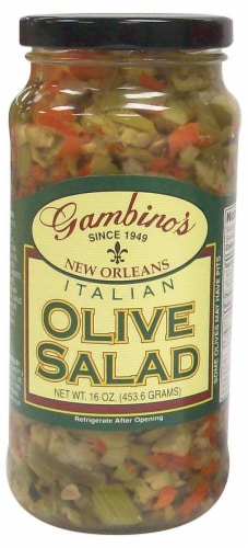 Gambino's Chopped Olive Salad Perspective: front