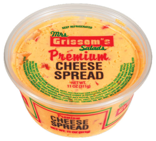Mrs. Grissom's Premium Cheese Spread Perspective: front