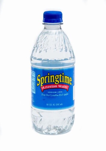 Springtime® Artesian Bottled Water Perspective: front