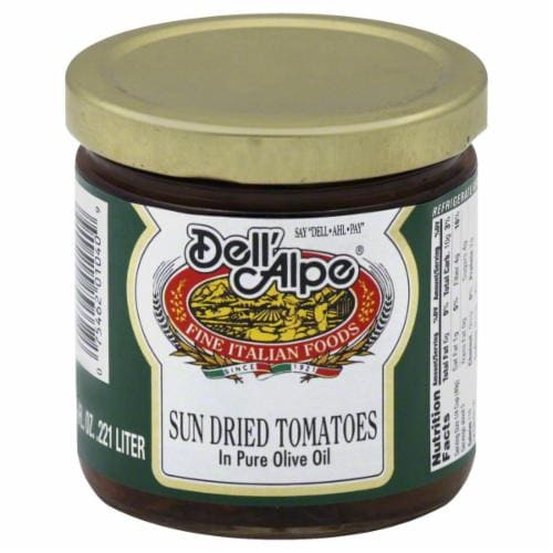 Dell'Alpe Sun Dried Tomatoes in Oil Perspective: front