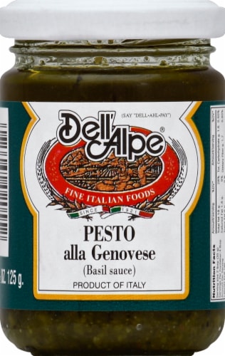 Dell'Alpe Pesto alla Genovese Basil Sauce Perspective: front