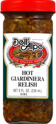 Dell'Alpe Hot Giardiniera Relish Perspective: front