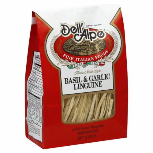 Dell'Alpe Basil & Garlic Linguine Perspective: front