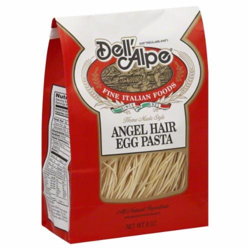 Dell'Alpe Angel Hair Egg Pasta Perspective: front