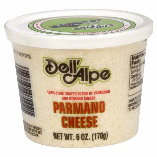 Dell'Alpe Parmano Cheese Perspective: front
