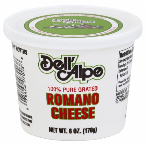 Dell'Alpe Romano Cheese Perspective: front