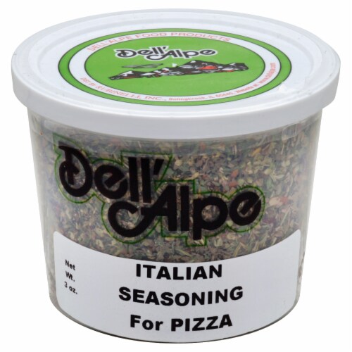 Dell'Alpe Italian Seasoning for Pizza Perspective: front