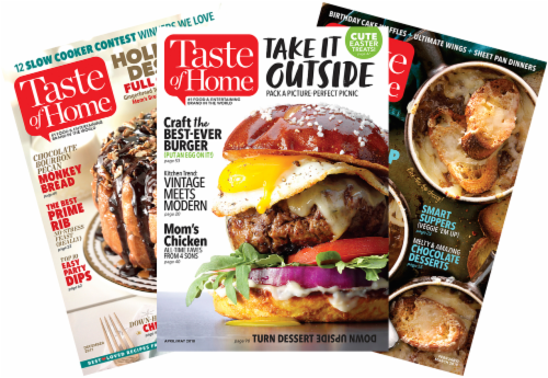 Taste of Home Magazine Perspective: front