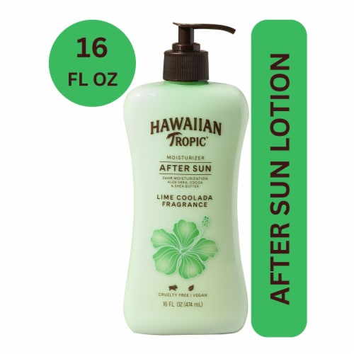 Hawaiian Tropic Lime Coolada After Sun Moisturizer Perspective: front