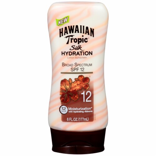 Hawaiian Tropic SPF 12 Silk Hydration Lotion Perspective: front
