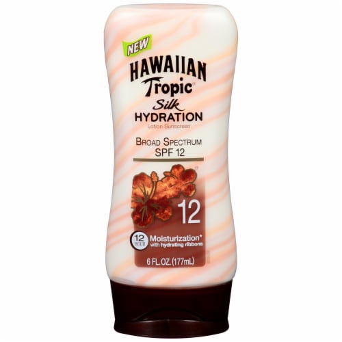 Hawaiian Tropic SPF 12 Silk Hydration Lotion Perspective: front