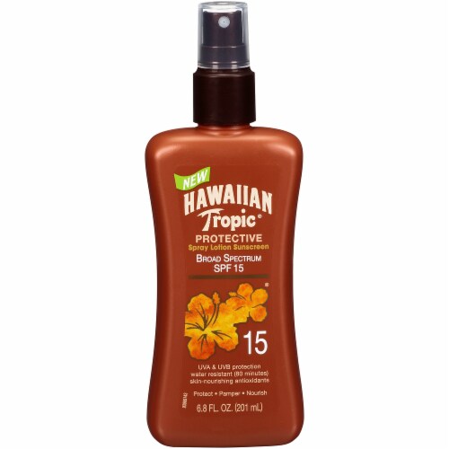 Hawaiian Tropic SPF 15 Protective Lotion Perspective: front
