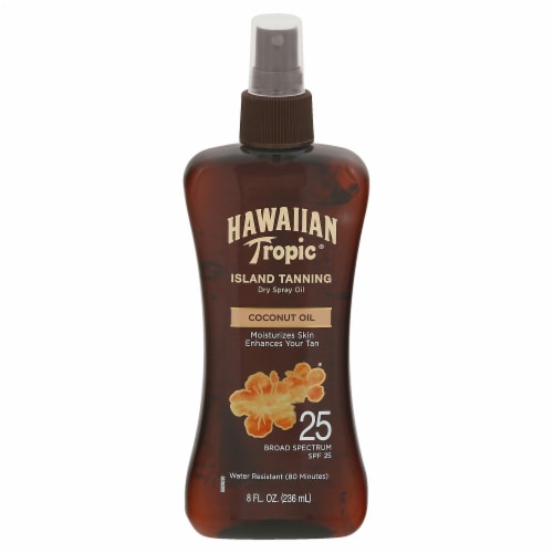 Hawaiian Tropic® Island Tanning Dry Spray Oil SPF 25 Perspective: front