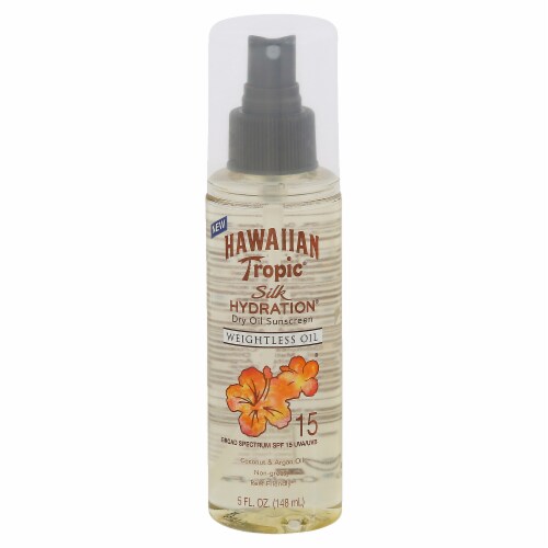 Hawaiian Tropic Silk Hydration Dry Oil Sunscreen SPF 15, 5 fl oz Kroger