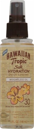 Hawaiian Tropic Silk Hydration Dry Oil Sunscreen SPF 30 Perspective: front