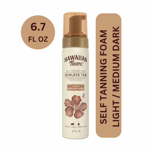 Hawaiian Tropic® Light/Medium Dark Self Tanning Foam Perspective: front
