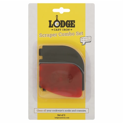 Lodge Ribbed Pan Scraper Combo Set, 1 pk - Kroger