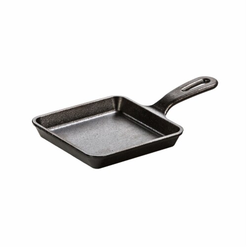 Lodge 5 Inch Square Cast Iron Skillet Perspective: front