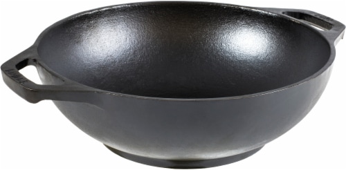 Lodge Cast Iron Mini Wok - Black Perspective: front