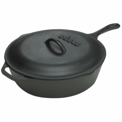 Lodge Cast Iron Chicken Fryer Perspective: front