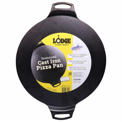 Lodge Pizza Pan Cast Iron Perspective: front