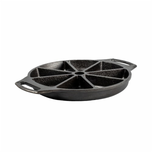 Lodge Seasoned Cast Iron Wedge Pan Perspective: front