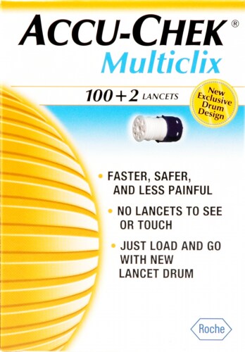 Accu-Chek Multiclix Lancet Perspective: front
